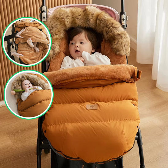 Chancelière bébé chaude et imperméable - Compatible landaus et poussettes, idéale pour l'hiver, plusieurs coloris disponibles - PetitAzur