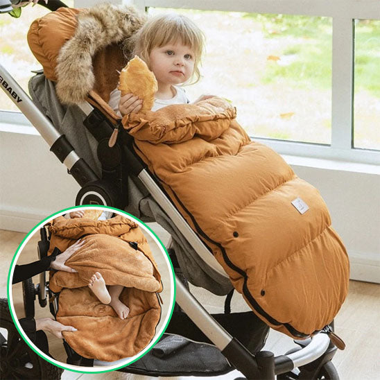 Chancelière hiver bébé 0-24 mois - Confort moelleux, facile à installer, compatible avec la plupart des poussettes - PetitAzur