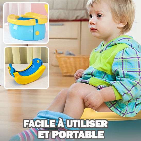 Pot pour enfant pliable avec design ludique - PetitAzur
