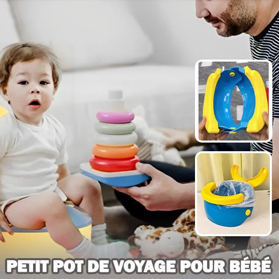 Pot portable pour bébé, idéal pour les sorties et voyages - PetitAzur
