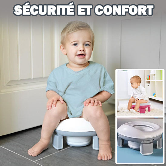 Siège de toilette pliable en polypropylène sans BPA - PetitAzur